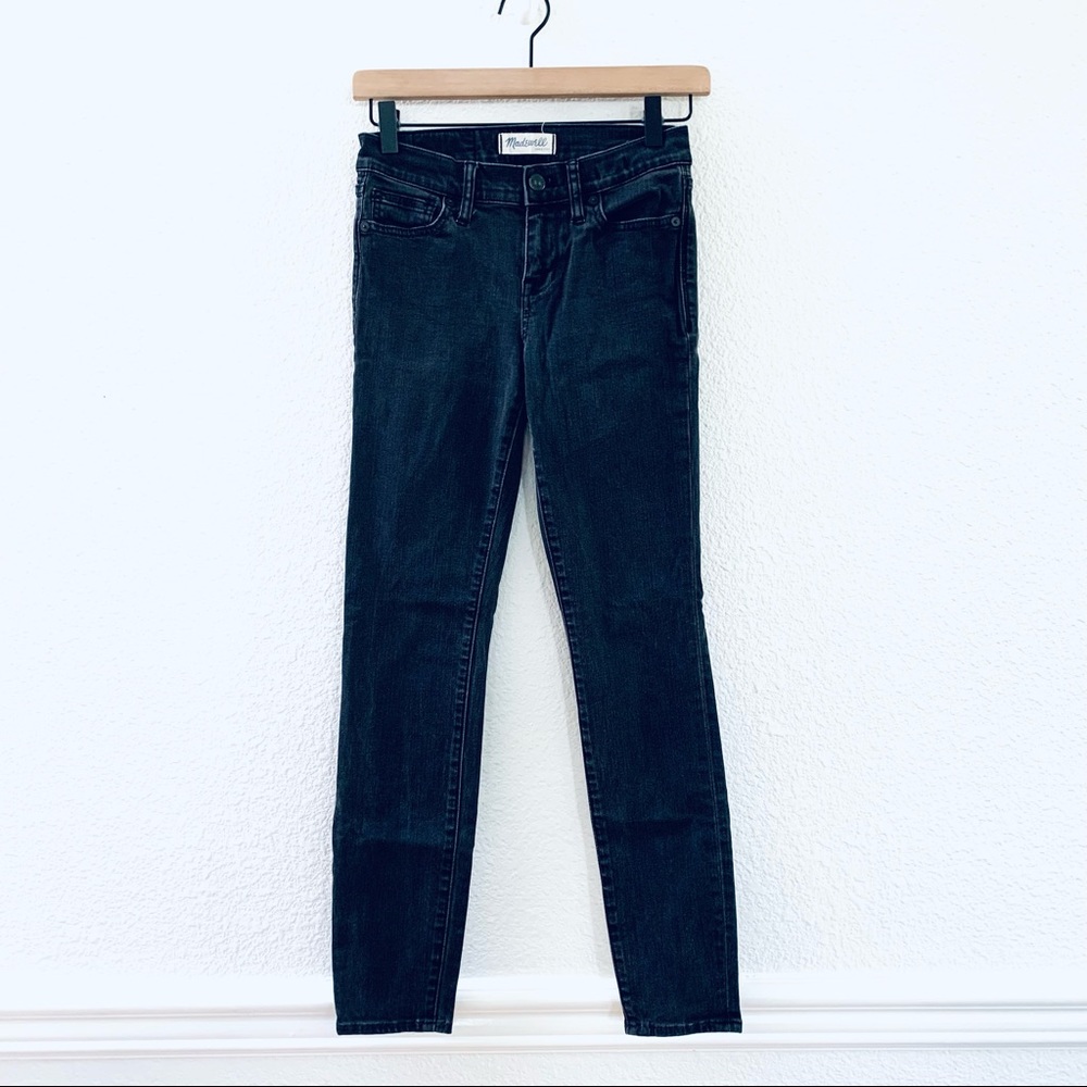 Madewell mid rise skinny skinny black jeans size 26